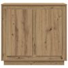 vidaXL Sideboard Artisan Oak 80 x 40 x 75 cm Engineered Wood