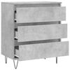 vidaXL Sideboard Concrete Grey 60x35x70 cm Engineered Wood