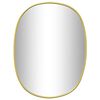 vidaXL Wall Mirror Gold 30x25 cm