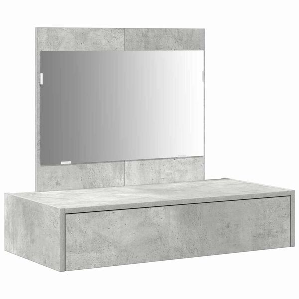 vidaXL Dressing Table with Drawer Grey 83 x 40 x 70 cm Engineered Wood