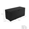 Keter Garden Storage Box Kentwood 350 L Anthracite