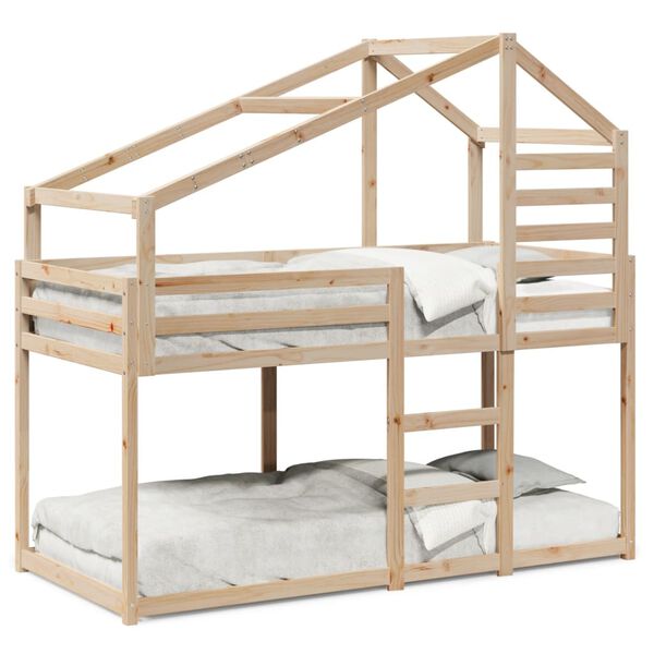vidaXL Bunk Bed without Mattress 80x200 cm Solid Wood Pine