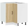 vidaXL Kitchen Corner Base Cabinet Kalmar Sonoma Oak Engineered Wood