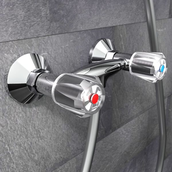 SCH&Uuml;TTE 2-Handle Shower Mixer SAVINO Chrome