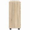 vidaXL Wooden Cabinet Sonoma Oak 88.5 x 30.5 x 73 cm Engineered Wood