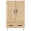 vidaXL Highboard Sonoma Oak 69.5x31x115 cm Engineered Wood