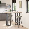 vidaXL Bar Table Legs T-Shaped 2 pcs Anthracite 40x35x(110-111) cm Steel
