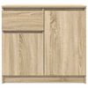 vidaXL Sideboard with Drawer Sonoma Oak 71x35x65 cm Engineered Wood