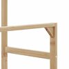 vidaXL Clothes Rack with Shelves and Wheels 90x35x155 cm Bamboo