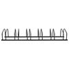 vidaXL Bike Rack for 6 Bikes Black Steel