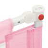 vidaXL Toddler Safety Bed Rail Pink 160x25 cm Fabric