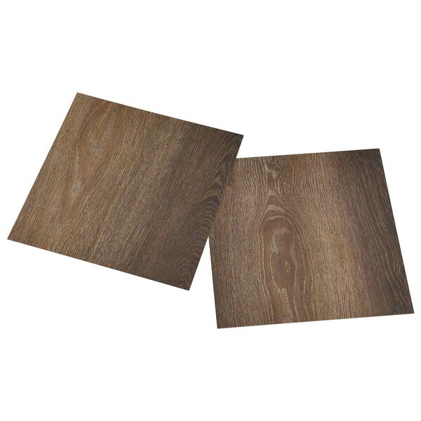 vidaXL Flooring Planks 55 pcs Brown 5.11 m&sup2; PVC