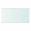 vidaXL Shelf Panel Glass Clear 40x20 cm