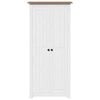 vidaXL Wardrobe White 80x50x171.5 cm Solid Pine Panama Range