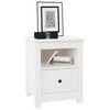 vidaXL Bedside Cabinets 2 pcs White 40x35x49 cm Solid Wood Pine