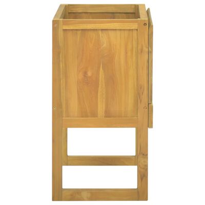 vidaXL Bathroom Cabinet 60x45x75 cm Solid Wood Teak