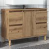 vidaXL Sink Cabinet Artisan Oak 80x33x60 cm Engineered Wood