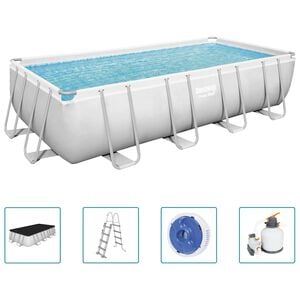 Bestway Power Steel Swimming Pool Set Rectangular 549x274x122 cm