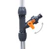 vidaXL Garden Shower with Tripod 221 cm Aluminium