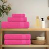 vidaXL 12 Piece Towel Set "FROGN" Pink 360 gsm