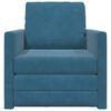 vidaXL Sofa Bed Blue 74 x 77 x 81 cm Velvet