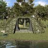 vidaXL Fishing Tent with Roof Camouflage 514 x 465 x 187 cm Polyester