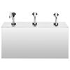 vidaXL Sauce Dispenser Stainless Steel 3 x 3.5 L