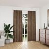 vidaXL Blackout Curtains 2 pcs with Hooks Velvet Beige 140x225 cm