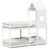 vidaXL Bunk Bed without Mattress White 80x200 cm Solid Wood Pine