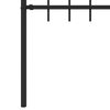 vidaXL Spike Fence Black 200 x 166 cm Powder-Coated Steel