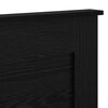 vidaXL Headboard with Headboard Black Oak 200 cm Engineered Wood