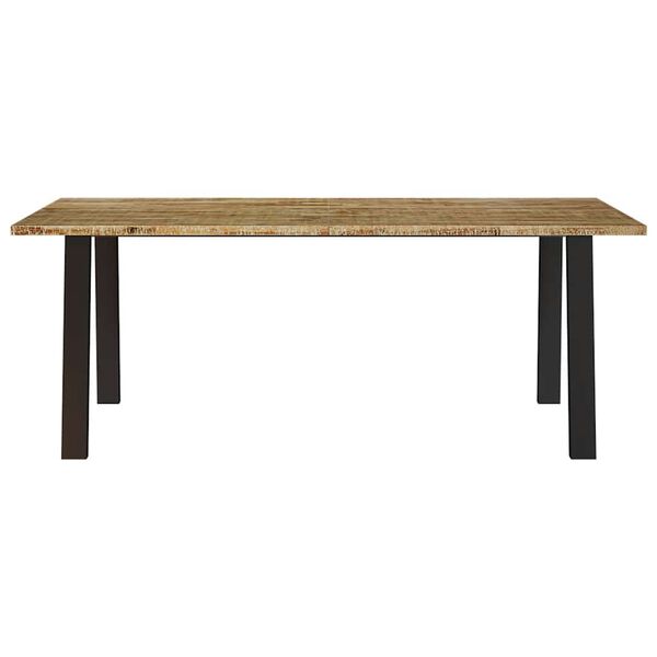 vidaXL Dining Table 200x90x75 cm Solid Wood Acacia