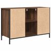 vidaXL Basin Cabinet with Drawers Brown Oak 90x34.5x60 cm