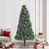 vidaXL Artificial Pre-lit Christmas Tree with Ball Set Green 240 cm