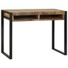 vidaXL Dressing Table Brown 100 x 50 x 75 cm Solid Mango wood