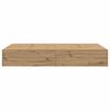vidaXL Storage Bed Frame Artisan Oak 120 x 200 cm Engineered Wood