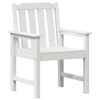 vidaXL Garden Chair 6 pcs White 65.5 x 59 x 88 cm Polyethylene