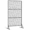 vidaXL Privacy Screen Grey 100 x 50 x 180 cm Steel