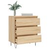 vidaXL Sideboard Sonoma Oak 60x35x70 cm Engineered Wood