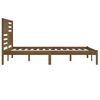 vidaXL Bed Frame without Mattress Honey Brown Solid Wood Pine 200x200 cm