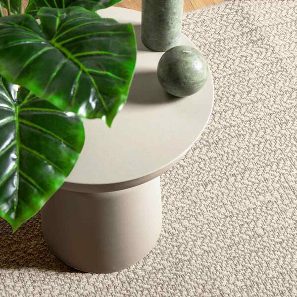 vidaXL Rug ZIZUR Cream 120x120 cm Jute Look Indoor and Outdoor