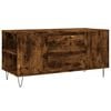 vidaXL Coffee Table Smoked Oak 102x44.5x50 cm Engineered Wood