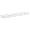 vidaXL Wall Shelf 2 pcs White Marble 40 x 9 x 3 cm Engineered Wood