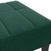 vidaXL Footstool Dark Green 77x55x31 cm Velvet