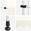 vidaXL Manual Retractable Awning 350 cm Cream