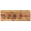 vidaXL Table Top 140x50x2,5 cm Rectangular Solid Wood Rough Mango