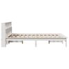 vidaXL Bed Frame without Mattress White 140x200 cm Solid Wood Pine