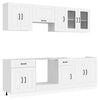 vidaXL 8 Piece Kitchen Cabinet Set "Kalmar" White Engineered Wood