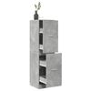 vidaXL Apothecary Cabinet&nbsp;Concrete Grey 40x41x144.5 cm Engineered Wood