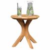 vidaXL Side Table Brown 40 x 40 x 41 cm Solid teak wood